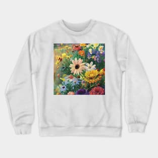 enjoy the flowers Crewneck Sweatshirt
